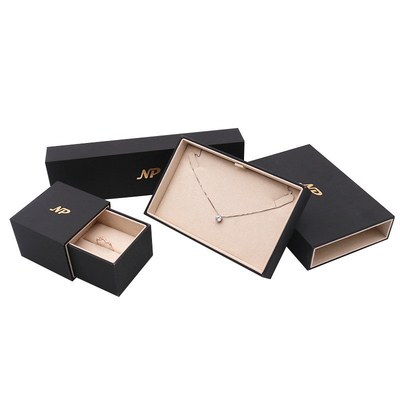 Suave al tacto pendiente de encargo al por mayor del regalo del reloj de Ring Earring Bracelet Bangle Necklace de la joyería de la cartulina de la caja