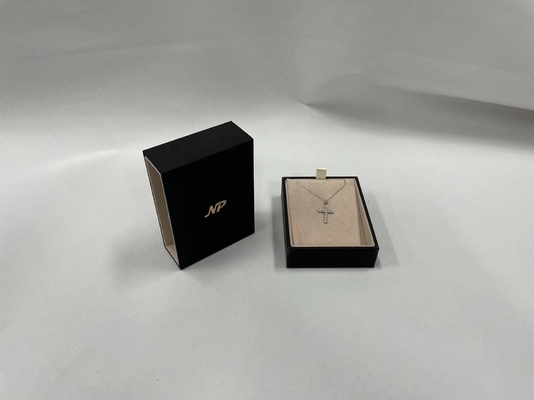 Suave al tacto pendiente de encargo al por mayor del regalo del reloj de Ring Earring Bracelet Bangle Necklace de la joyería de la cartulina de la caja