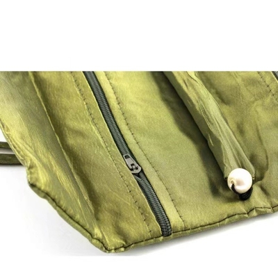 El ODM del OEM rueda para arriba al organizador Suede Jewellery Rolls de la joyería del viaje para viajar