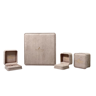 Cajas de empaquetado de la joyería de lujo de las muchachas de las mujeres alrededor del pequeño joyero de la esquina del borde convexo