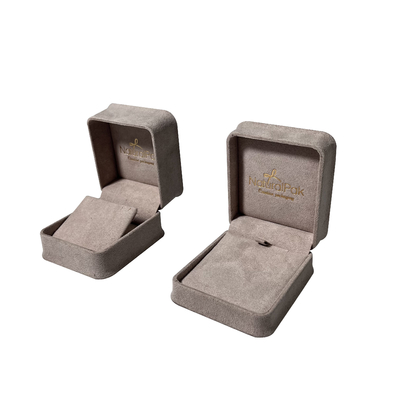 Cajas de empaquetado de la joyería de lujo de las muchachas de las mujeres alrededor del pequeño joyero de la esquina del borde convexo