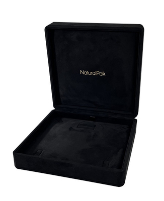 Caja de joyería personalizada cajas de empaquetado de la joyería de lujo de la cubierta para los pendientes