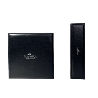 Caja de empaquetado de cuero de encargo de la PU para el regalo del reloj de la joyería de la pulsera de Ring Earring Pendant Necklace Bangle