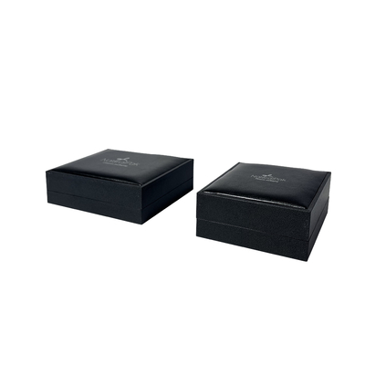 Caja de empaquetado de cuero de encargo de la PU para el regalo del reloj de la joyería de la pulsera de Ring Earring Pendant Necklace Bangle