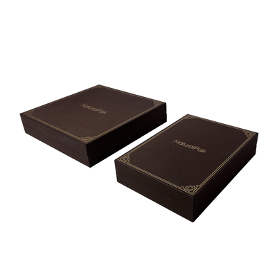 Fabrica el joyero de encargo del papel de suave al tacto para el regalo del collar de Ring Earring Pendant Bangle Bracelet