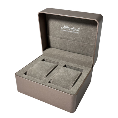 Caja de papel de encargo del tenedor del reloj de Logo Luxury Watch Display Pearl con el amortiguador