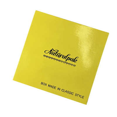 Caja de empaquetado del solo de reloj reloj de encargo de lujo negro amarillo de la caja con el ajuste
