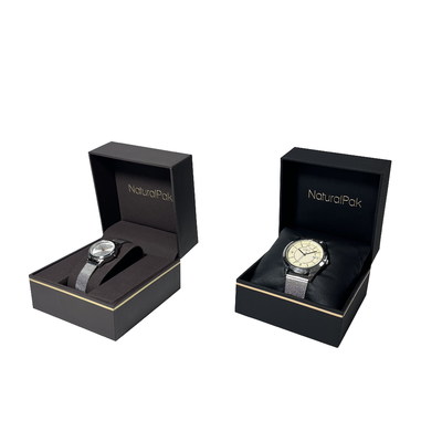 Caja que lleva 92*92*75m m del reloj de las mujeres del almacenamiento del reloj de papel portátil del estuche de viaje