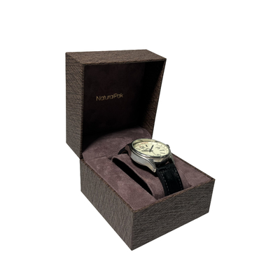 Logotipo de sellado caliente personalizado rectángulo de la caja de reloj del SGS ROHS