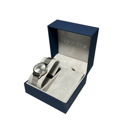Caja de regalo de empaquetado de la banda de reloj del rectángulo de las cajas del reloj multifuncional