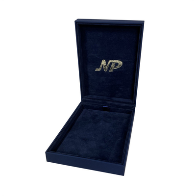 El anillo del papel de suave al tacto del joyero plástico/los pendientes/paquete del regalo de /Watch del colgante/de la pulsera fijó la caja de presentación de empaquetado del almacenamiento