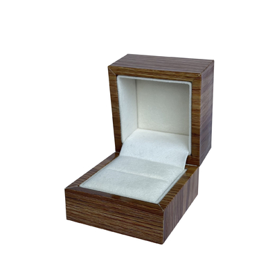 Fabrica el joyero de papel de madera de encargo para el regalo del collar de Ring Earring Pendant Bangle Bracelet