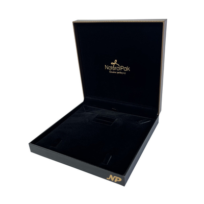 Cajas de empaquetado bicolores modificadas para requisitos particulares alto quanlity para el regalo pendiente del reloj del sistema del collar de la pulsera del brazalete del pendiente del anillo