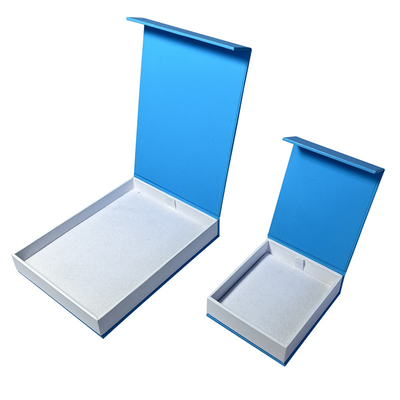 Cajas decorativas del color de tacto de la cartulina doble del papel con el cierre magnético