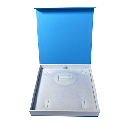 Cajas decorativas del color de tacto de la cartulina doble del papel con el cierre magnético