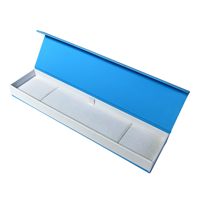 Cajas decorativas del color de tacto de la cartulina doble del papel con el cierre magnético