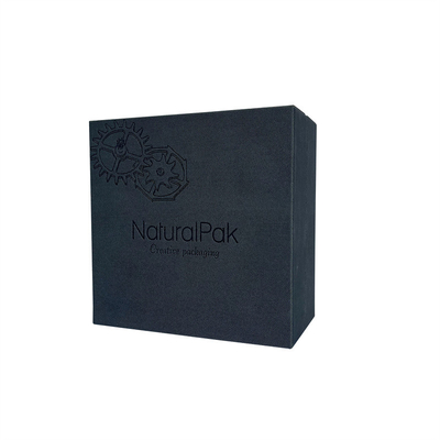 La caja de empaquetado del reloj de madera poner crema de la PU grabó en relieve a Logo Watch Box For Men