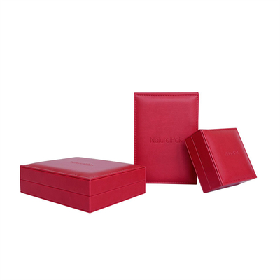 Caja de moneda roja de cartón del cuadrado de la caja del estilo de dos piezas del vintage con interno poner crema
