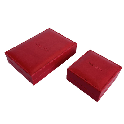 Caja de moneda roja de cartón del cuadrado de la caja del estilo de dos piezas del vintage con interno poner crema