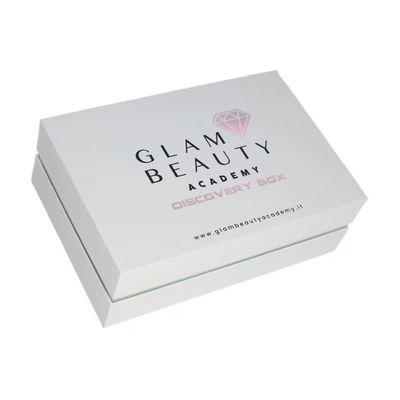 Caja de empaquetado de papel impresa aduana blanca de 11*158*36m m para el regalo
