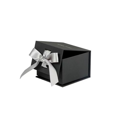 Cajas de embalaje de los regalos de la talla media del color sólido del ODM del OEM con Bowknot