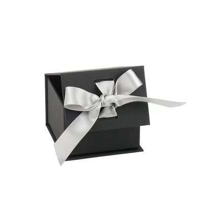 Cajas de embalaje de los regalos de la talla media del color sólido del ODM del OEM con Bowknot
