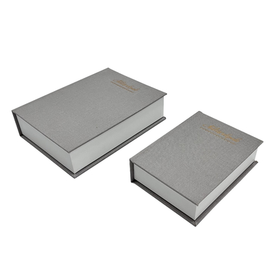 Caja de regalo magnética plegable del pendiente de la esquina de cuadrado de regalo de la caja del estilo de lujo de la literatura