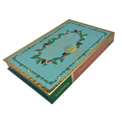 Caja de empaquetado de empaquetado reciclada rectángulo del sombreador de ojos de la cartulina de la paleta de encargo del sombreador de ojos