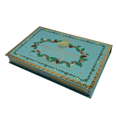 Caja de empaquetado de empaquetado reciclada rectángulo del sombreador de ojos de la cartulina de la paleta de encargo del sombreador de ojos