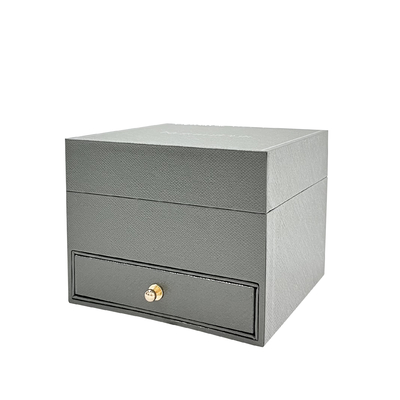 Lujo de las cajas de empaquetado del reloj de pulsera del OEM del Odm de la impresión en offset