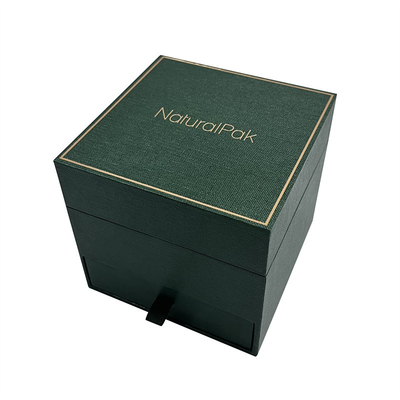Caja de reloj personalizada de cartón rectangular Embalaje rígido