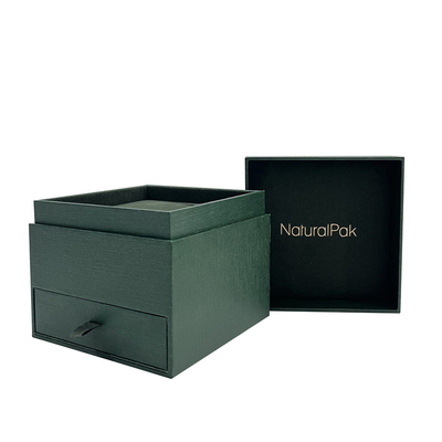 Caja de reloj personalizada de cartón rectangular Embalaje rígido