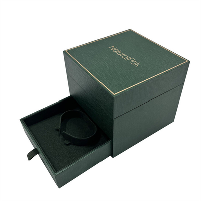Caja de reloj personalizada de cartón rectangular Embalaje rígido