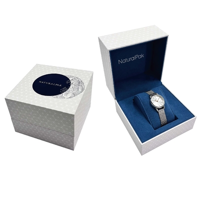 Rectángulo de empaquetado de las cajas del reloj de pulsera del ODM del OEM del papel de encargo