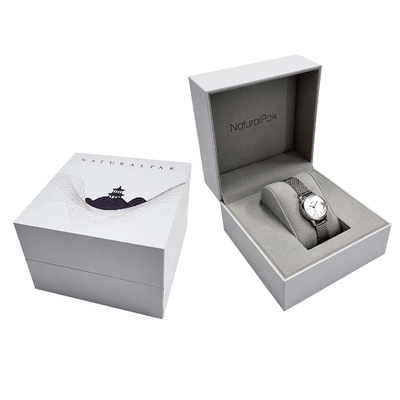 Caja de embalaje de reloj personalizado de artesanía de plástico con patrón
