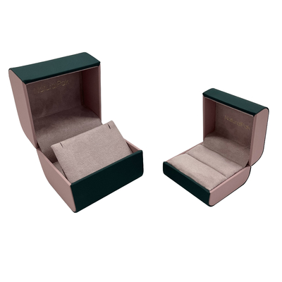 Caja de empaquetado de la esquina redonda de la joyería de lujo de la suave al tacto para el reloj del regalo