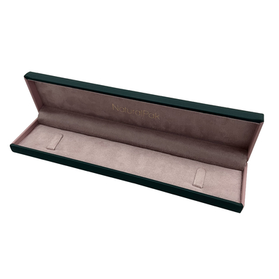 Caja de empaquetado de la esquina redonda de la joyería de lujo de la suave al tacto para el reloj del regalo