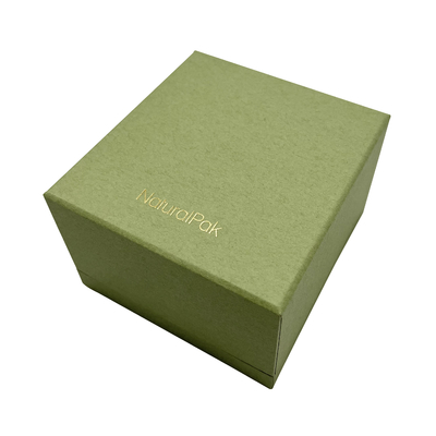 El espray verde pintó forma del octágono de Ring Luxury Jewelry Case With