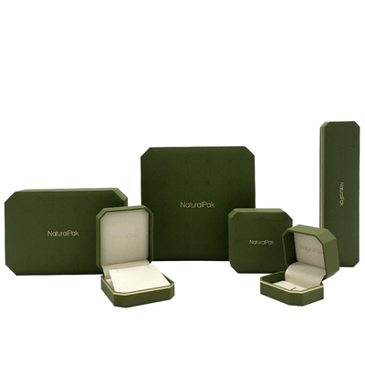 Cajas de empaquetado del octágono del reloj de lujo de la forma con la línea del oro