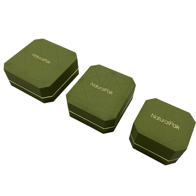 Cajas de empaquetado del octágono del reloj de lujo de la forma con la línea del oro