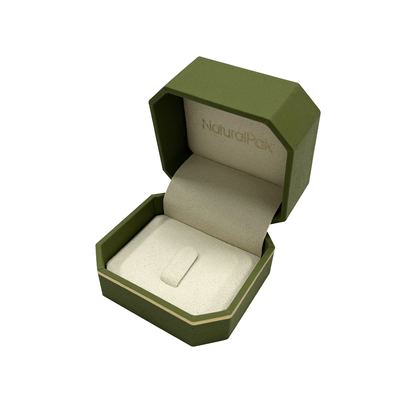 Cajas de empaquetado del octágono del reloj de lujo de la forma con la línea del oro