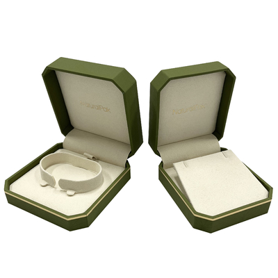 Cajas de empaquetado del octágono del reloj de lujo de la forma con la línea del oro