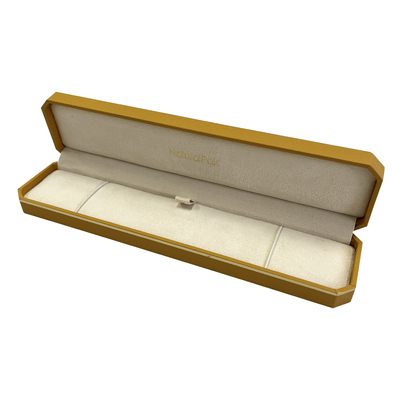 La forma del octágono modificó la caja de empaquetado de la joyería para requisitos particulares con la línea del oro