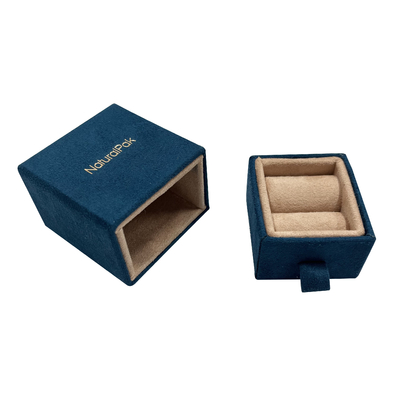 Caja de embalaje del ante de la joyería de gama alta del cajón para Ring Earring Pendant Bangle Bracelet