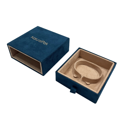 Caja de embalaje del ante de la joyería de gama alta del cajón para Ring Earring Pendant Bangle Bracelet