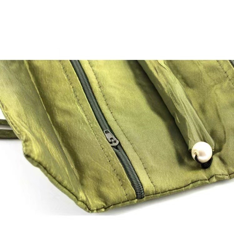 El ODM del OEM rueda para arriba al organizador Suede Jewellery Rolls de la joyería del viaje para viajar