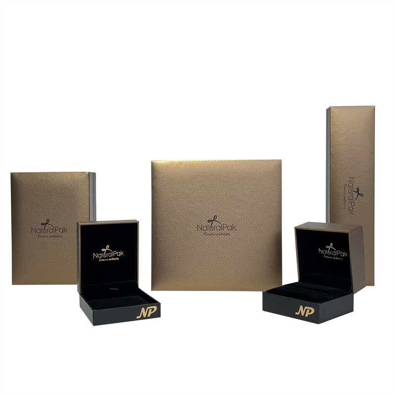Cajas de empaquetado bicolores modificadas para requisitos particulares alto quanlity para el regalo pendiente del reloj del sistema del collar de la pulsera del brazalete del pendiente del anillo
