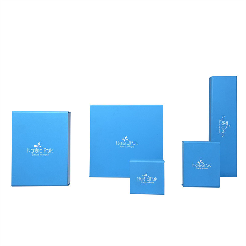 Cajas decorativas del color de tacto de la cartulina doble del papel con el cierre magnético